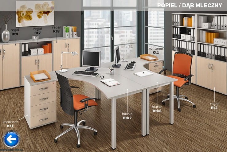 Biurko 160cm na nogach kwadrat Btk 8-wymiary.jpg