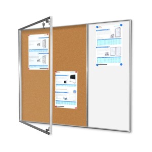 Gablota ogłoszeniowa z tablicą magnetyczno-korkową GTA