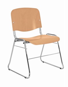 Krzesło konferencyjne ISO Cfs Wood