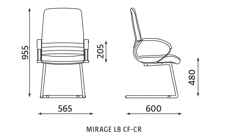 Krzesło konferencyjne MIRAGE LB CF Chrom-wymiary.jpg