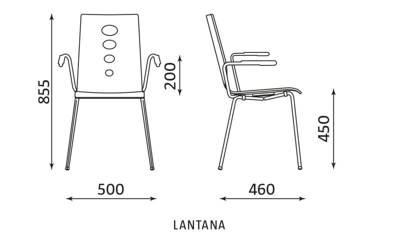 Krzesło konferencyjne Lantana Arm Seat Plus-wymiary.jpg