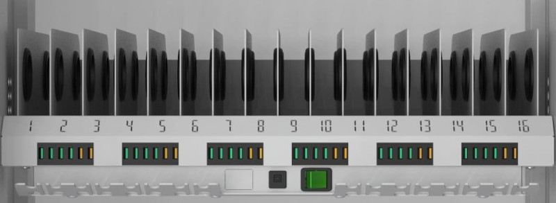 Wózek do ładowani i dezynfekcji tabletów Malow WNT 33Qv 6