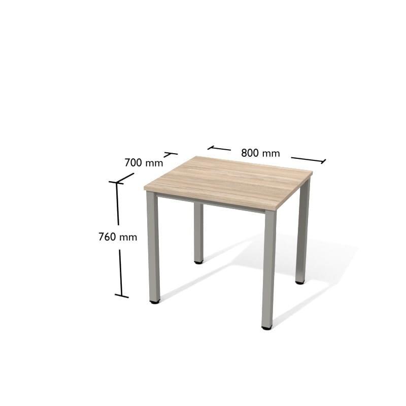 Biurko 80cm na nogach kwadrat Btk 1.jpg