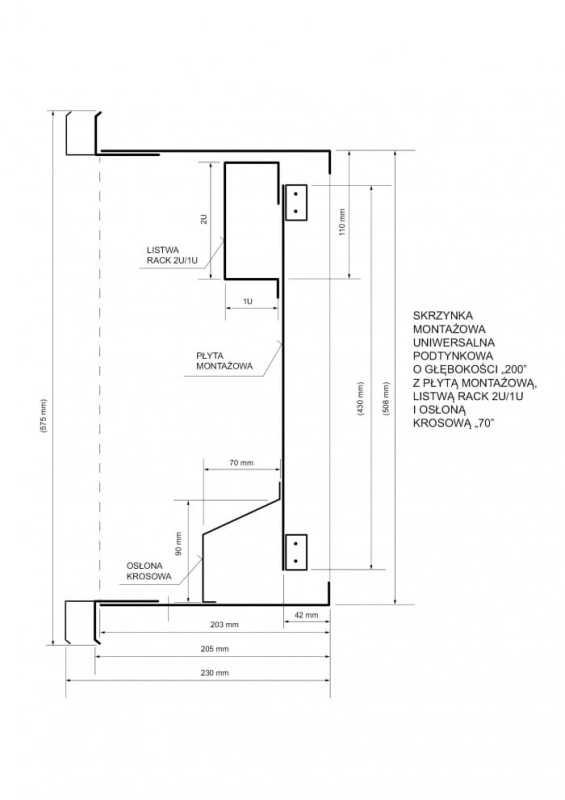 Skrzynka Montażowa SMUP 340x510x200/S430 - biała schemat.jpg