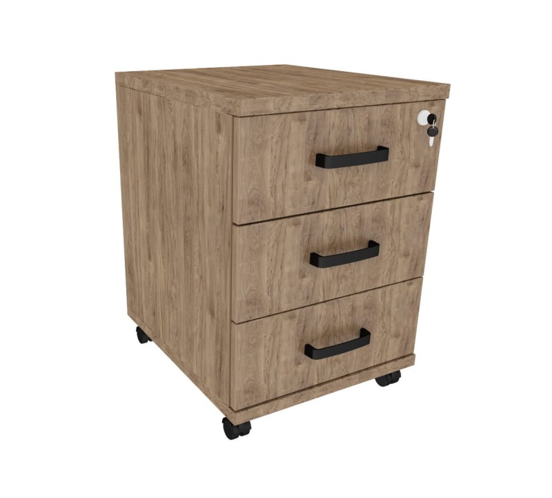 Kontener mobilny Lobby Meble LOFT-3 dąb.jpg