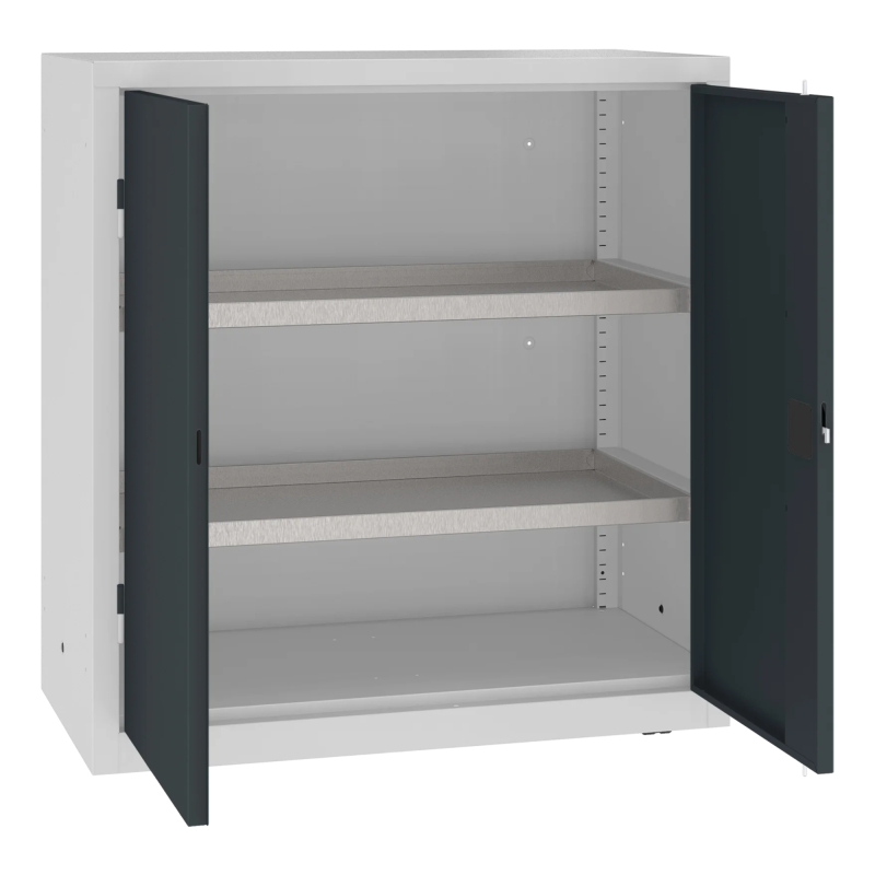 Ciężka szafa warsztatowa Malow MSW110/5-19 z półko-wanienkami open.png
