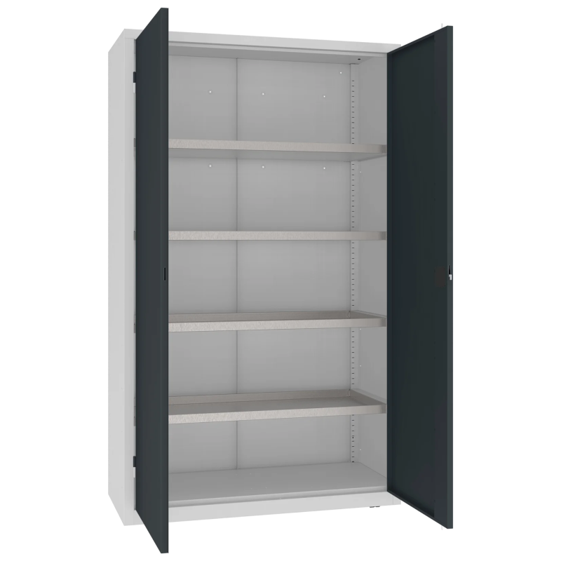 Ciężka szafa warsztatowa Malow MSW212/5-20 z półko-wanienkami open.png