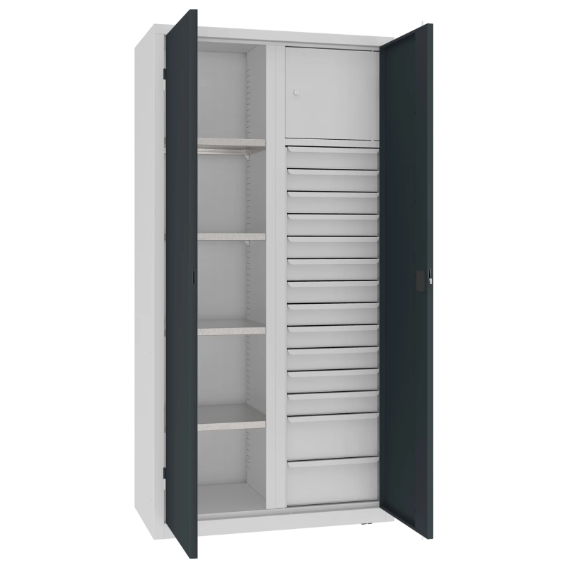Ciężka szafa warsztatowa Malow MSW210/5-31 dzielona-idealna-do-biura-warsztatu-open.png