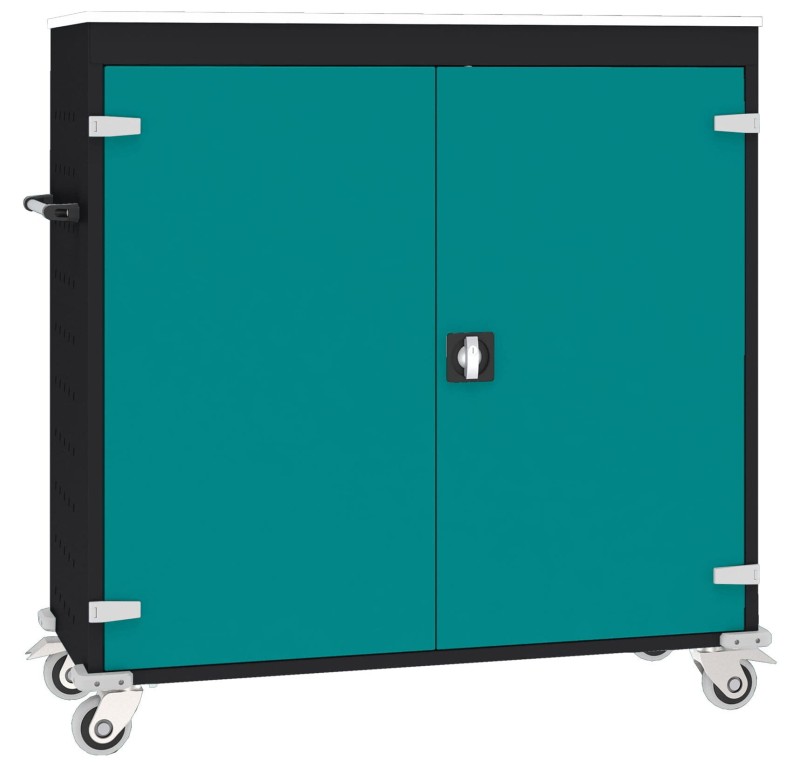 WNL 310+ Kolorystyka korpusu - RAL 9005 Kolorystyka drzwi - RAL 5018 Kolorystyka blatu - bialy.jpg