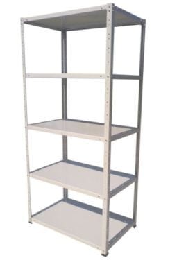 Regał metalowy na wymiar - szerokość 95 cm - do biur i magazynów 2.JPG