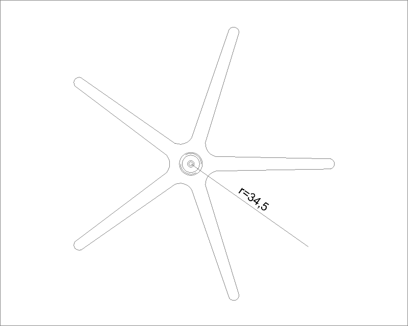 Podstawa do krzesła obrotowego aluminiowa 2.png