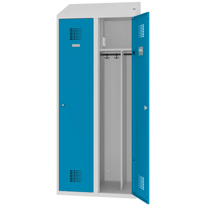 Szafa socjalna Malow MSum 420V z gniazdkiem elektrycznym open.png