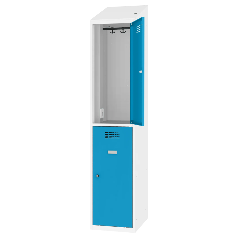 Szafa skrytkowa Malow MSus 412V z gniazdkiem elektrycznym open.png