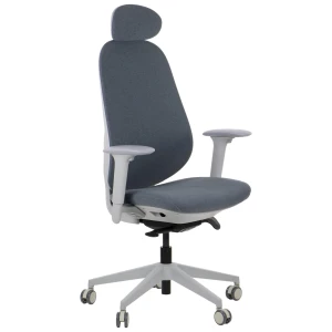 Fotel obrotowy FLOTTE Grey - ergonomiczny, skandynawski styl