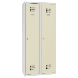 WYPRZEDAŻ -30% - Szafa socjalna BHP Sum 420 W ST - RAL 7035/7032 - Dostępna od ręki (1 szt.)