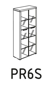 Regał biurowy PR6S