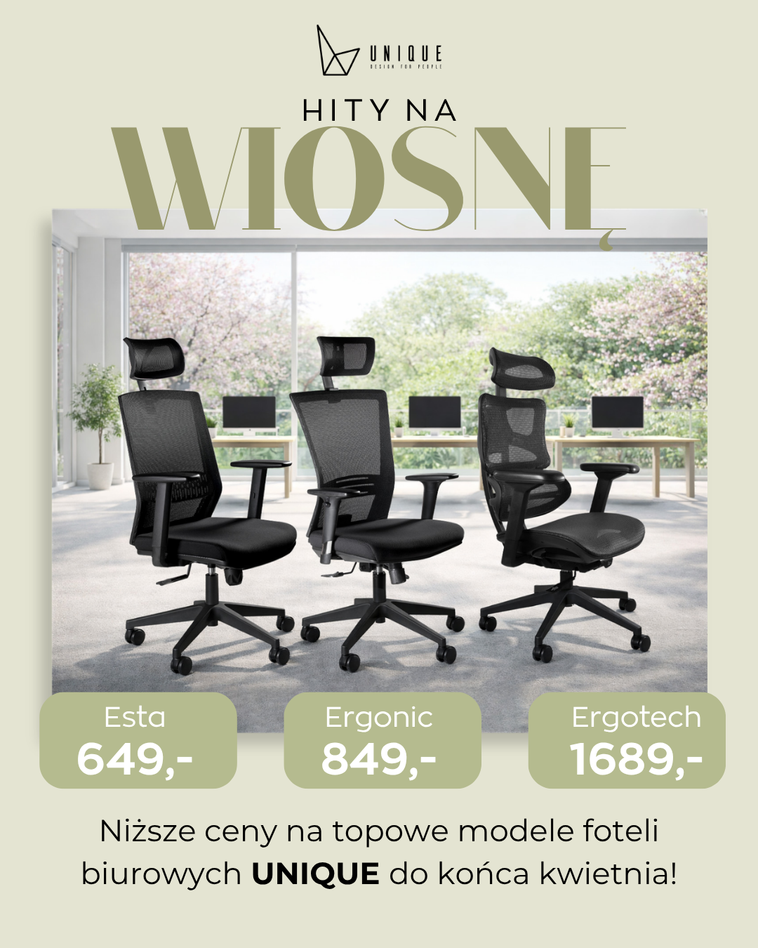 Promocja na wiosnę UNIQUE Lobby Sklep