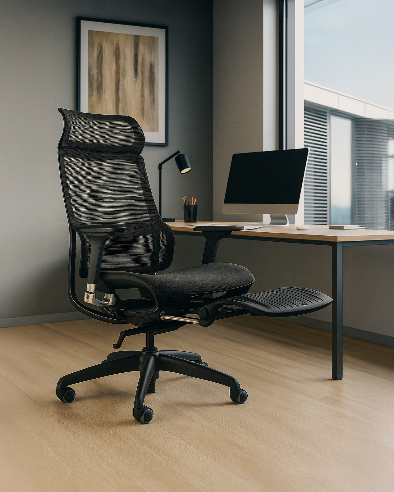 Fotel obrotowy z podnóżkiem – jak wybrać idealny model