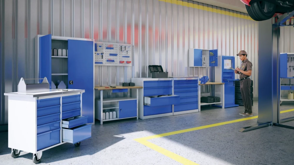 Meble warsztatowe modułowe – nowoczesne rozwiązanie dla każdego warsztatu