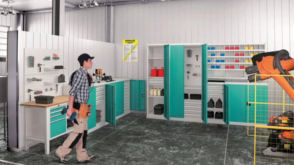 Szafki do warsztatu – niezbędny mebel warsztatowy w każdym warsztacie