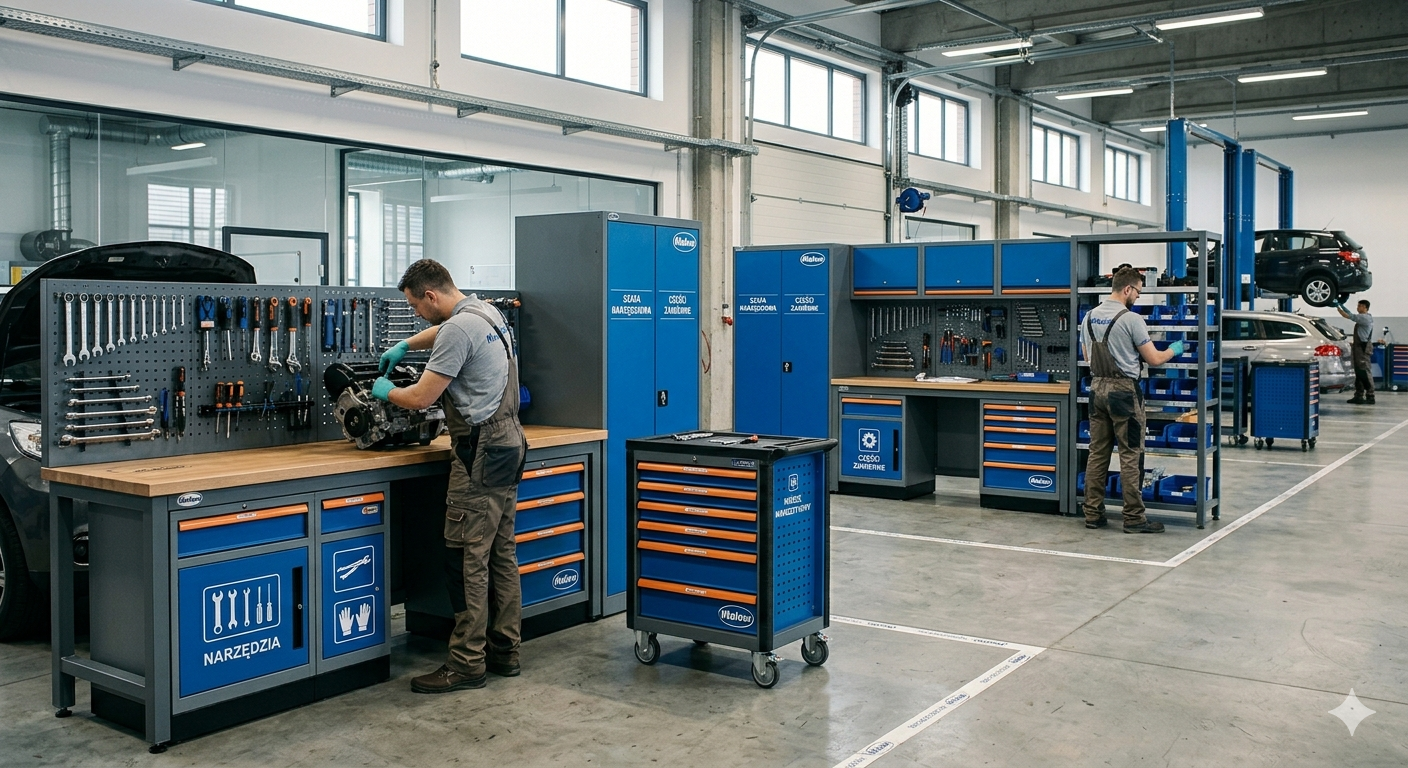 Meble warsztatowe do warsztatu samochodowego - jakie wybrać?