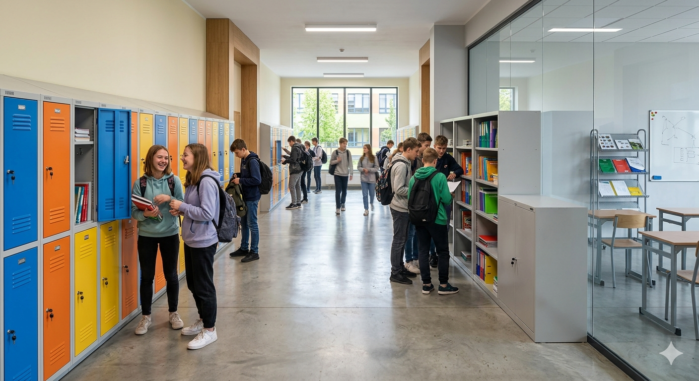 Metalowy wybór dla szkół – meble metalowe w placówkach edukacyjnych